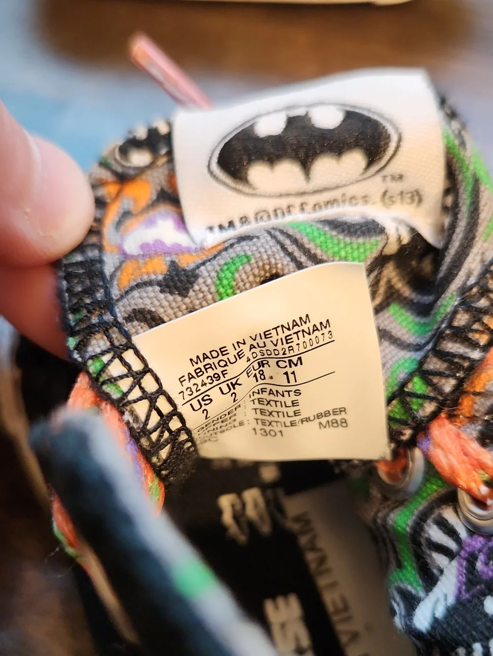 Converse Infants High-Tops Batman And Joker DC Comics